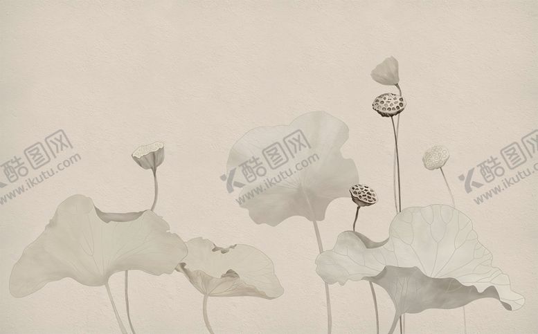 编号：80353801312044507507【酷图网】源文件下载-水墨荷花