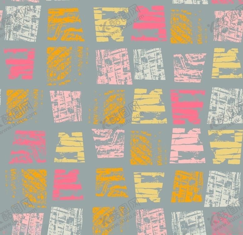 编号：21942509191026293989【酷图网】源文件下载-方块传统花纹笔锋