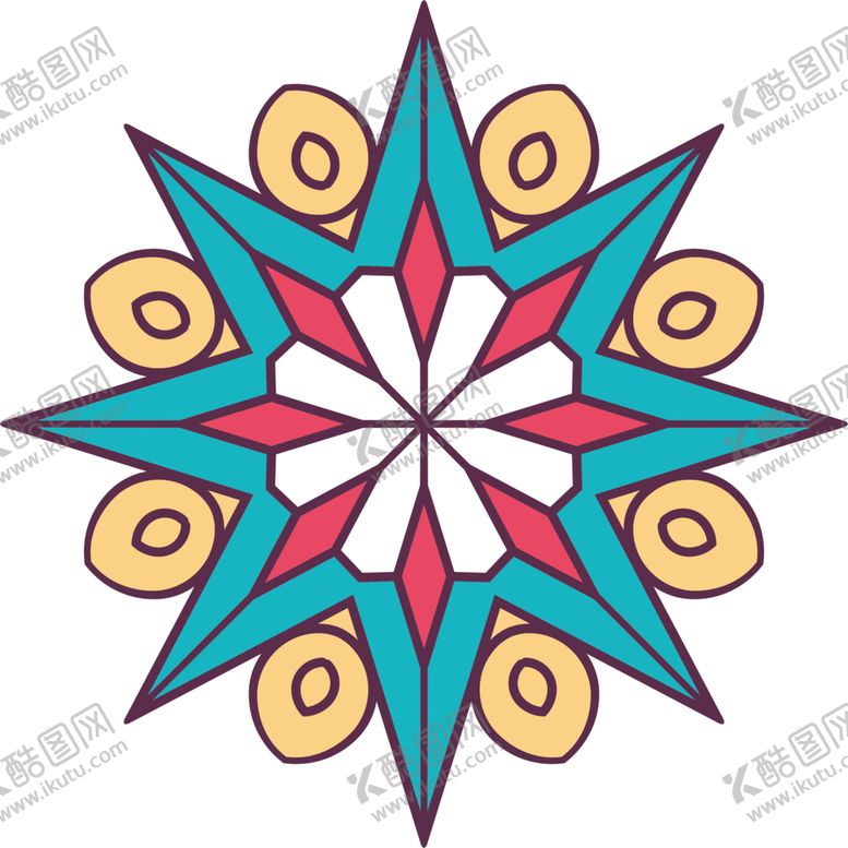 编号：53887210242343368759【酷图网】源文件下载-复古花纹图案