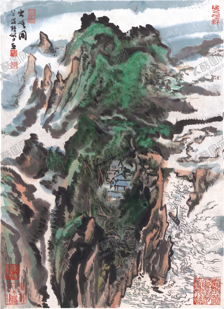 编号：58780706240456448502【酷图网】源文件下载-水墨山水国画风景
