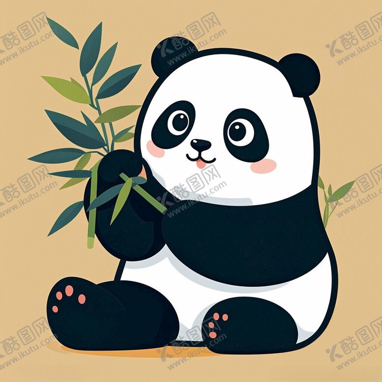 编号：62662302181520051326【酷图网】源文件下载-可爱熊猫宝宝