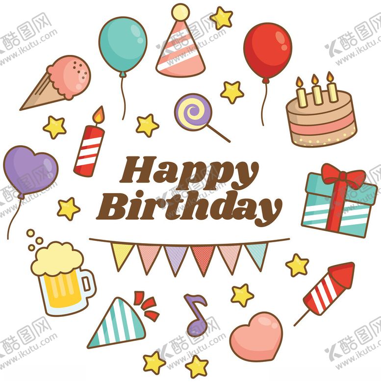 编号：32036701300541338705【酷图网】源文件下载-生日素材