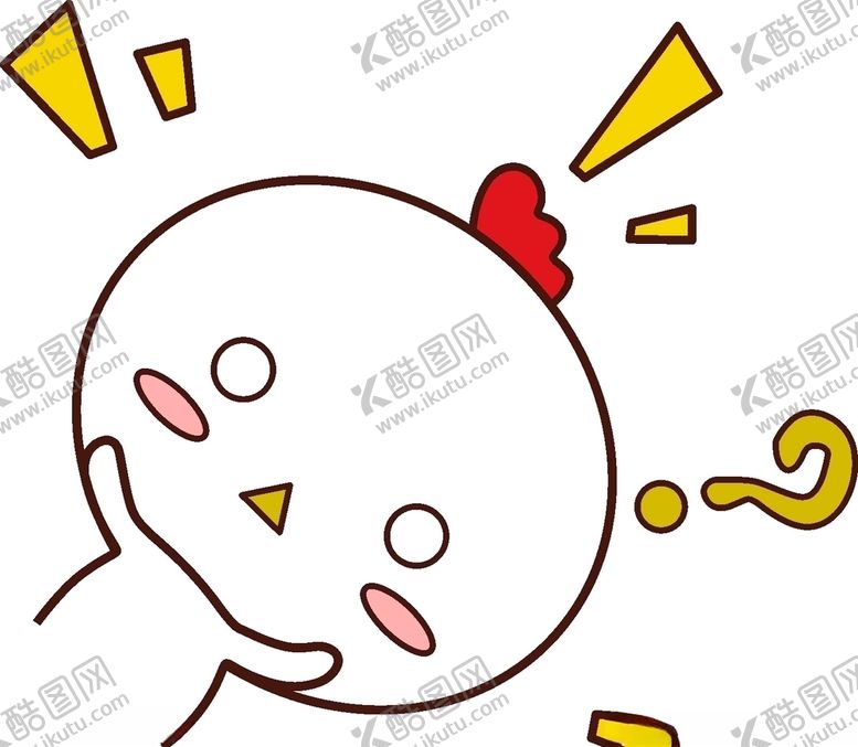 编号：48486410201312454940【酷图网】源文件下载-手绘卡通可爱萌宠动物表情包白色