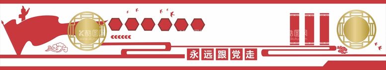 编号：64914310291310062521【酷图网】源文件下载-党建文化墙