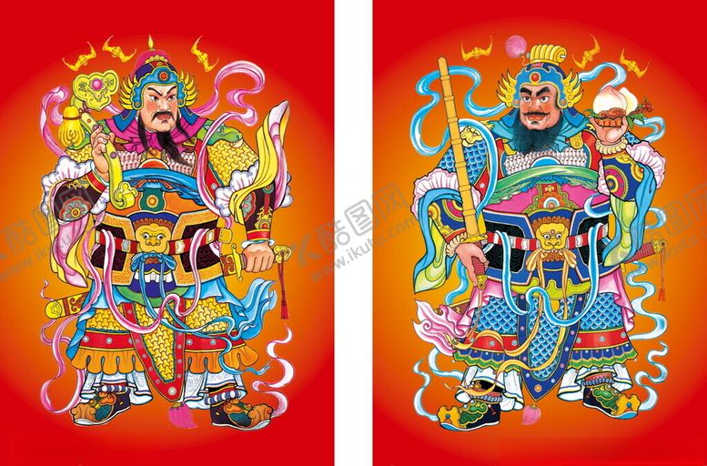 编号：79570103010200195426【酷图网】源文件下载-门神