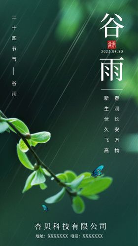 谷雨海报