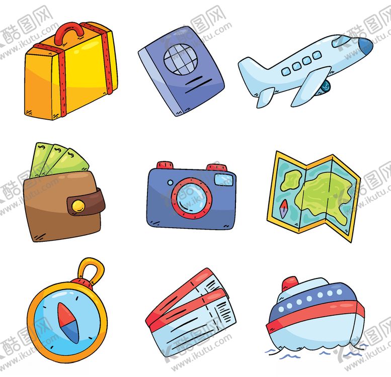 编号：50732709210527267077【酷图网】源文件下载-旅行元素