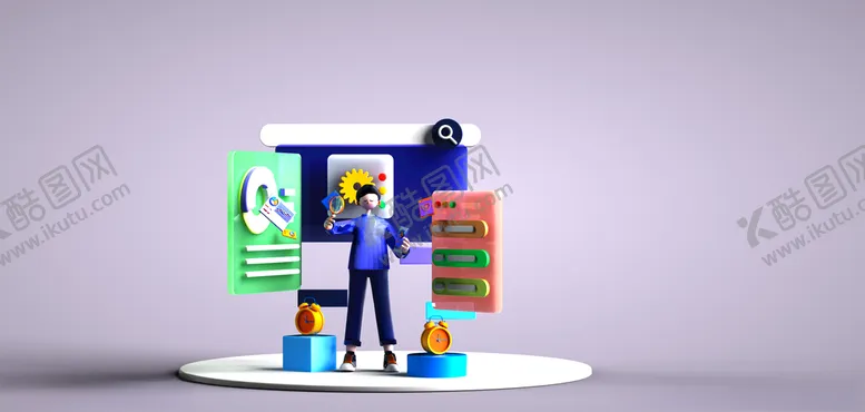 编号：50405612100622294106【酷图网】源文件下载-C4D模型商务人士
