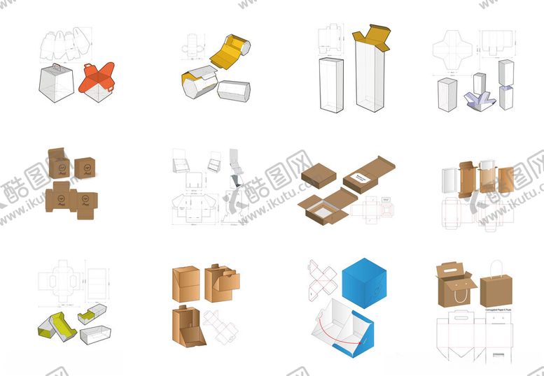 编号：19678611021346505158【酷图网】源文件下载-盒子模型图