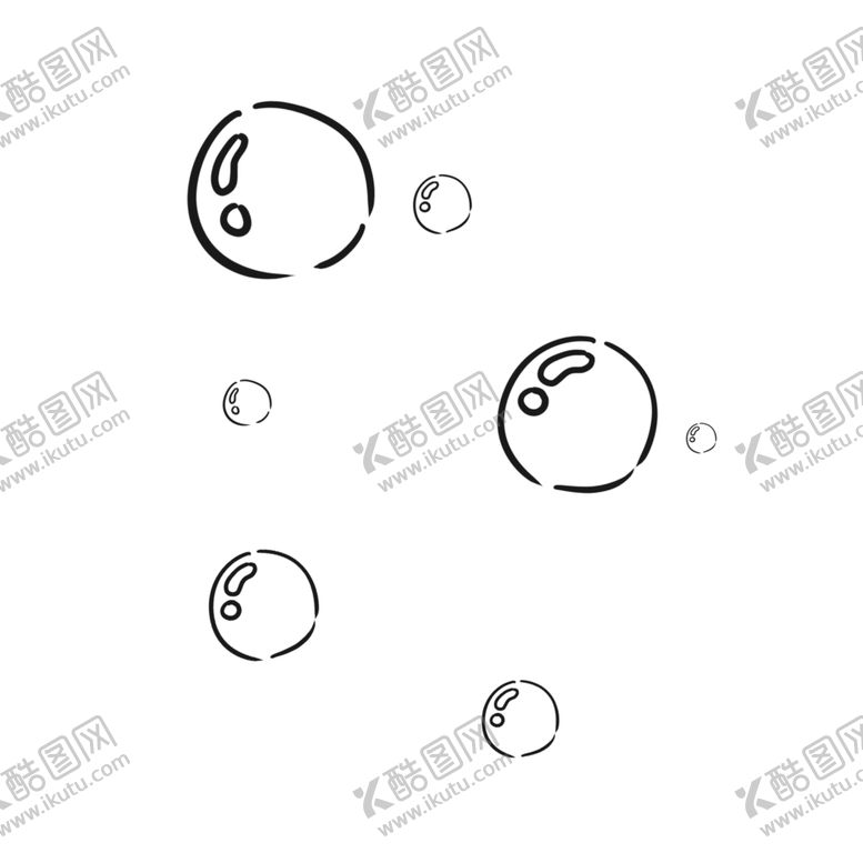 编号：97236507030030319011【酷图网】源文件下载-手绘泡泡