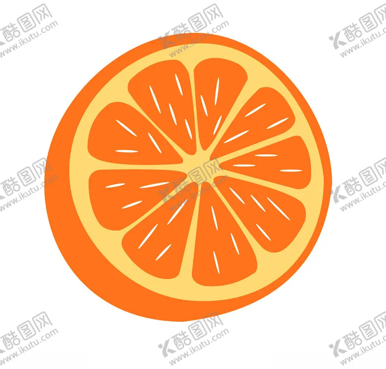 编号：72407302110838372041【酷图网】源文件下载-矢量橙子图片