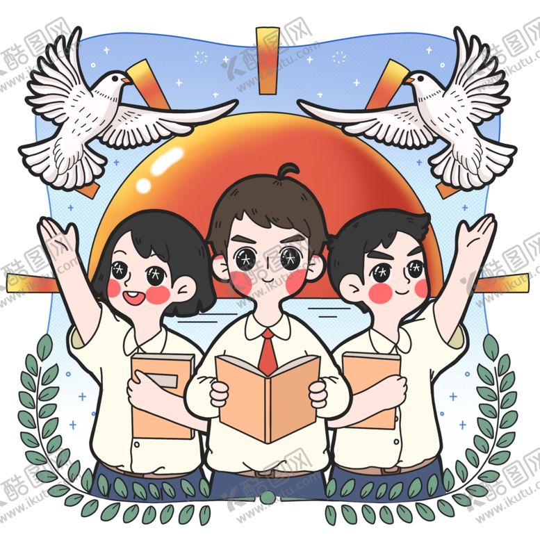 编号：78274810271858262325【酷图网】源文件下载-手绘儿童简笔画