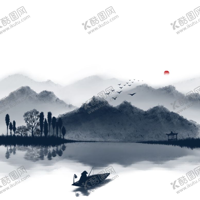 编号：62702410190426453476【酷图网】源文件下载-水墨素材毛笔画素材墨迹素材