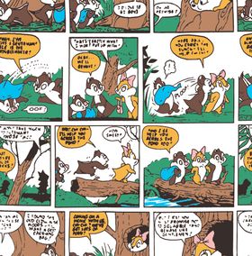 卡通漫画松鼠图案