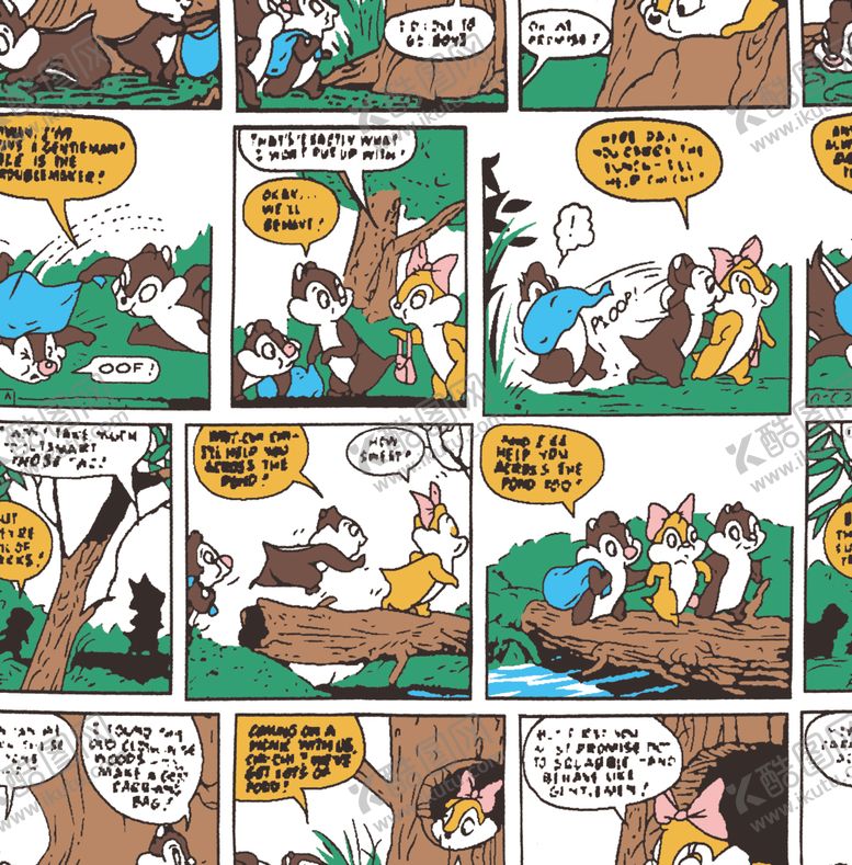 编号：94918310291022048504【酷图网】源文件下载-卡通漫画松鼠图案