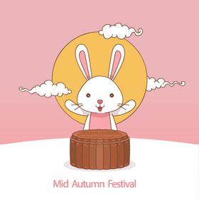 中秋插画EPS矢量