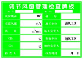 编号：40326709291913107058【酷图网】源文件下载-调节风窗管理牌 责任牌 