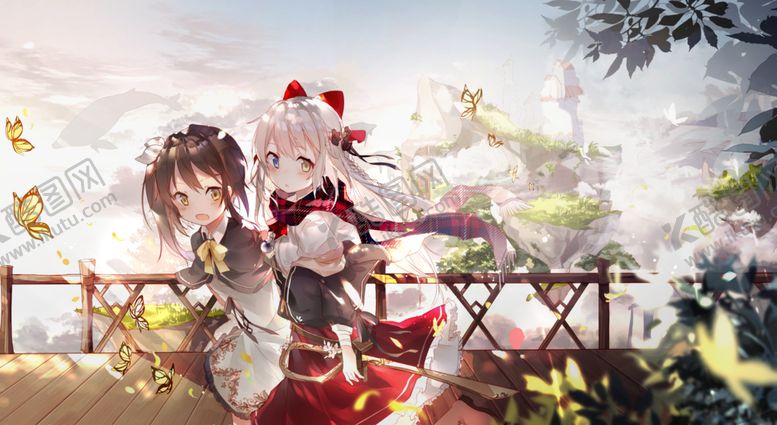 编号：81673510011453368545【酷图网】源文件下载-彩色插画人物动漫背景