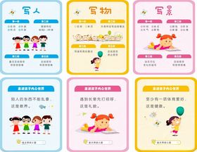 幼儿园展板写人写物写景