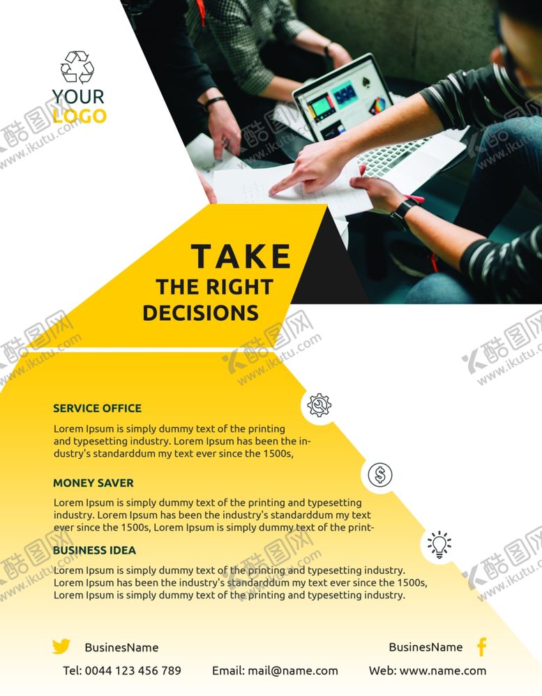 编号：33830409260742463959【酷图网】源文件下载-国外宣传单