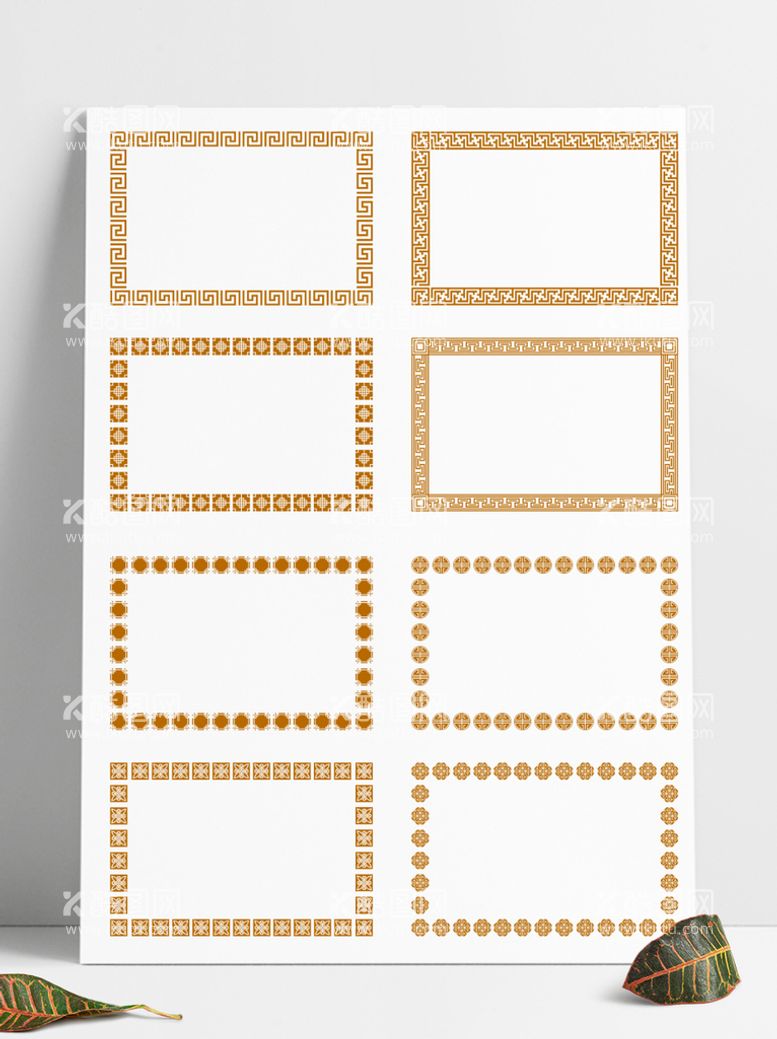 编号：34675109201056180734【酷图网】源文件下载-中式边框