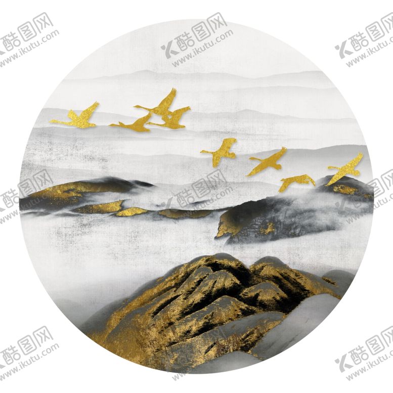 编号：12732809240430054516【酷图网】源文件下载-中国风装饰画