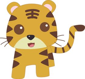 卡通老虎
