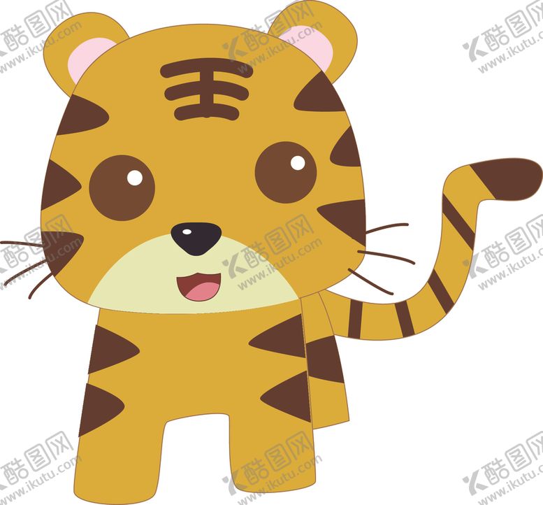 编号：32384406190943265490【酷图网】源文件下载-卡通老虎