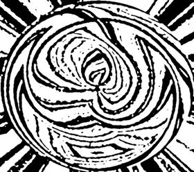 木刻钻石纹