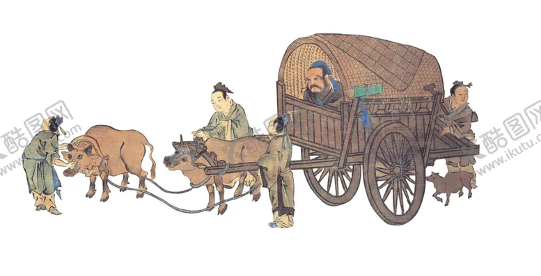 编号：16243707061837524432【酷图网】源文件下载-孔子出游