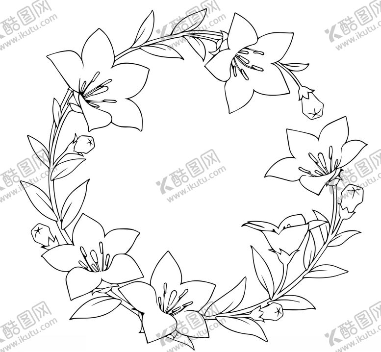 编号：67329210121200579560【酷图网】源文件下载-百合花