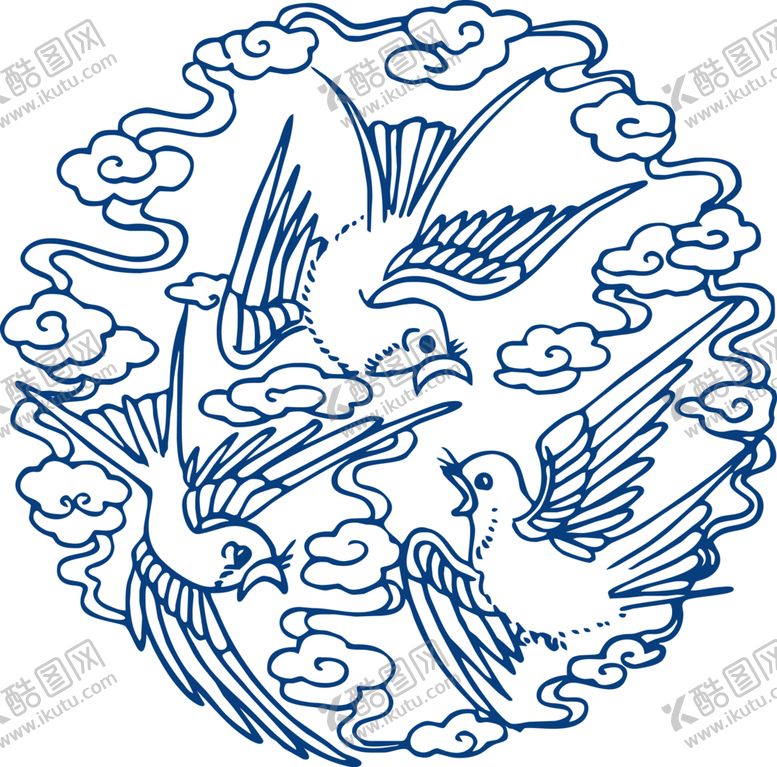 编号：65976801210835484385【酷图网】源文件下载-青花瓷图案
