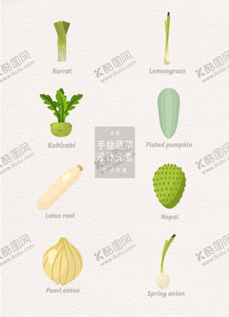 编号：11286110191122217624【酷图网】源文件下载-手绘蔬菜