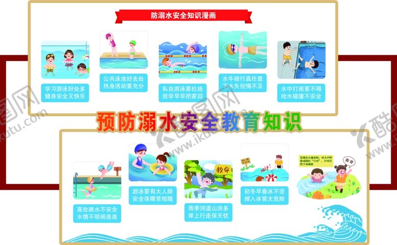 编号：47926306041832217270【酷图网】源文件下载-溺水安全教育宣传海报