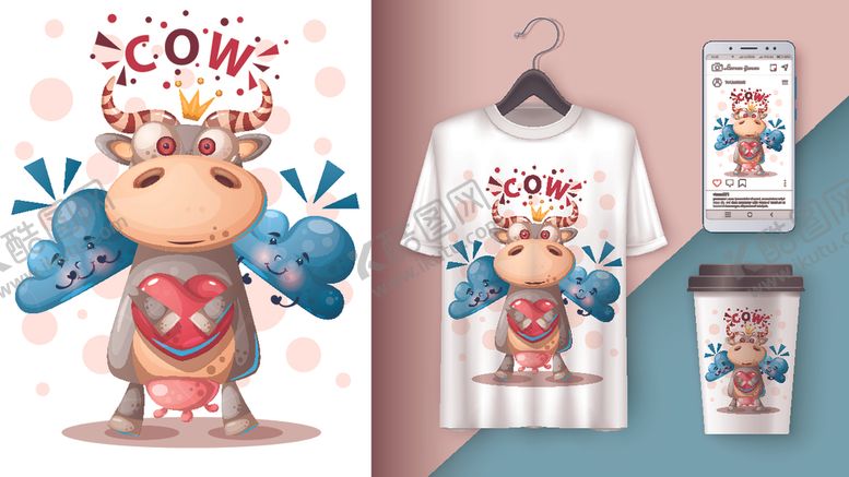 编号：89798710220354587337【酷图网】源文件下载-动物印花