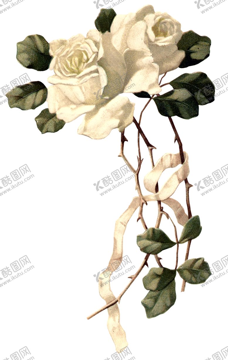 编号：77693507030746116599【酷图网】源文件下载-复古鲜花主题装饰图案