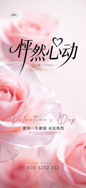 520情人节海报