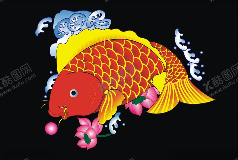 编号：62477807060629009783【酷图网】源文件下载-年年有鱼