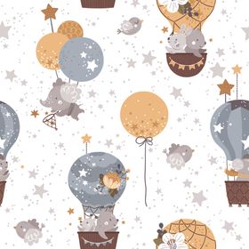 小清新卡通图案背景