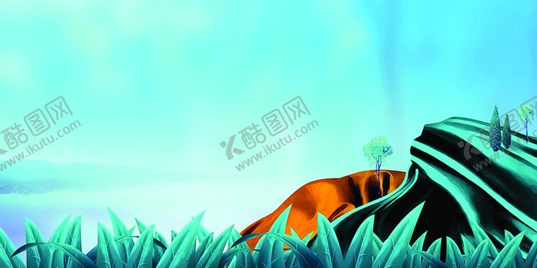 编号：12914607051345311024【酷图网】源文件下载-山水画