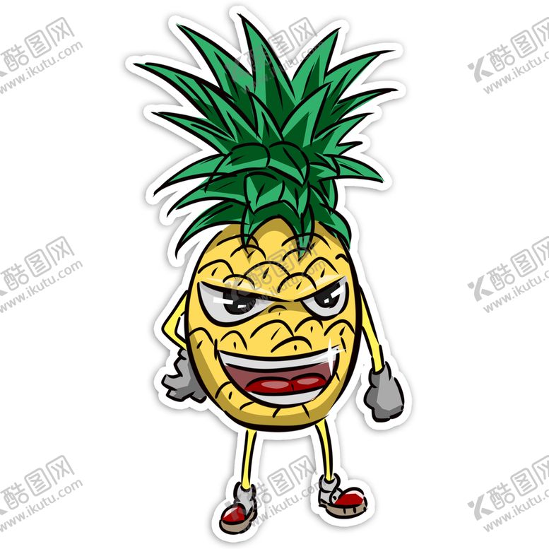 编号：37470610240331202070【酷图网】源文件下载-菠萝大菠萝水果菠萝怪