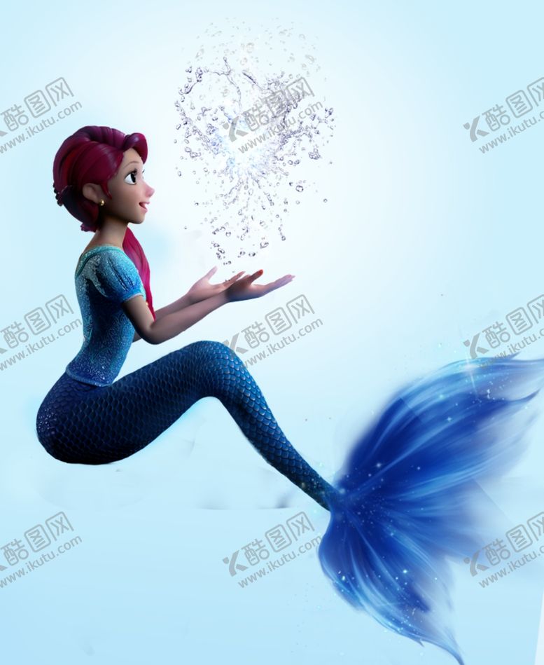 编号：90939805082353291748【酷图网】源文件下载-卡通美人鱼