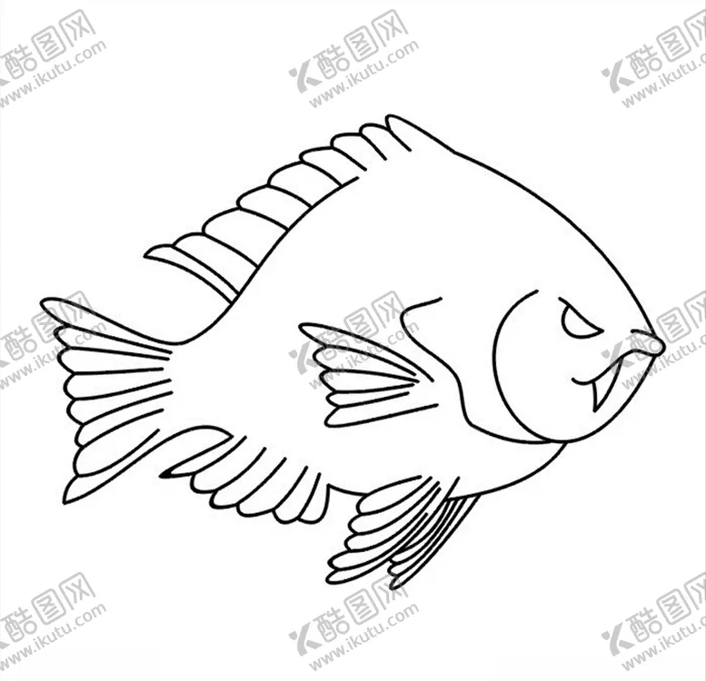 编号：66542404110457161751【酷图网】源文件下载-线描鱼图案