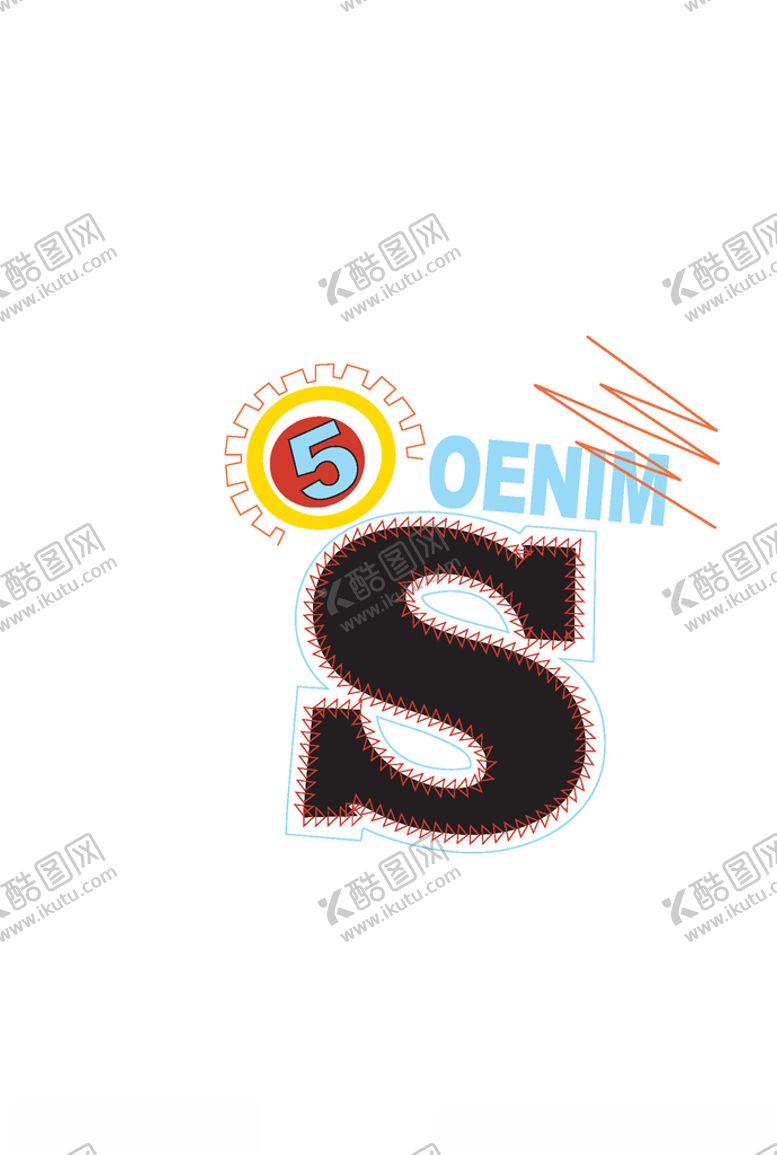 编号：69204706171506417512【酷图网】源文件下载-字母印花