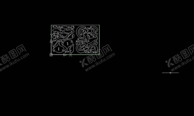 编号：46975301240317248439【酷图网】源文件下载-CAD 图纸  雕刻  花纹 