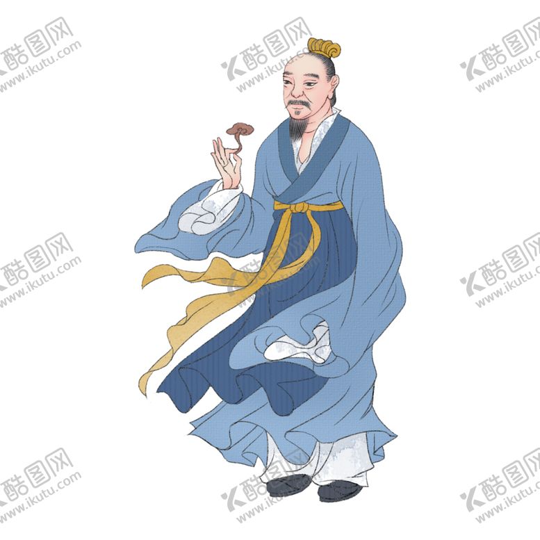 编号：47941910310015569386【酷图网】源文件下载-国学人物插画