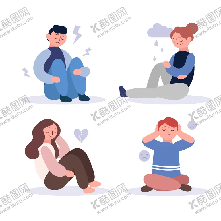 编号：14930410160847484983【酷图网】源文件下载-人物情绪