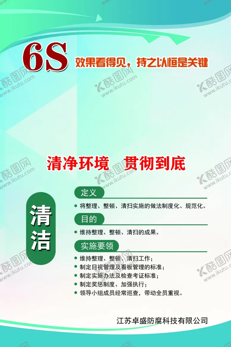 编号：90504006241231134647【酷图网】源文件下载-6S管理制度牌