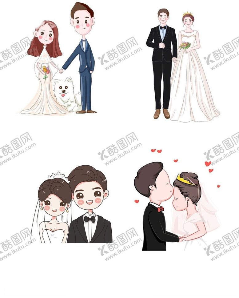 编号：68728202090339531749【酷图网】源文件下载-婚礼头像