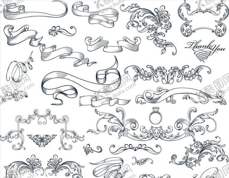 编号：46143510131135198833【酷图网】源文件下载-矢量花纹花边